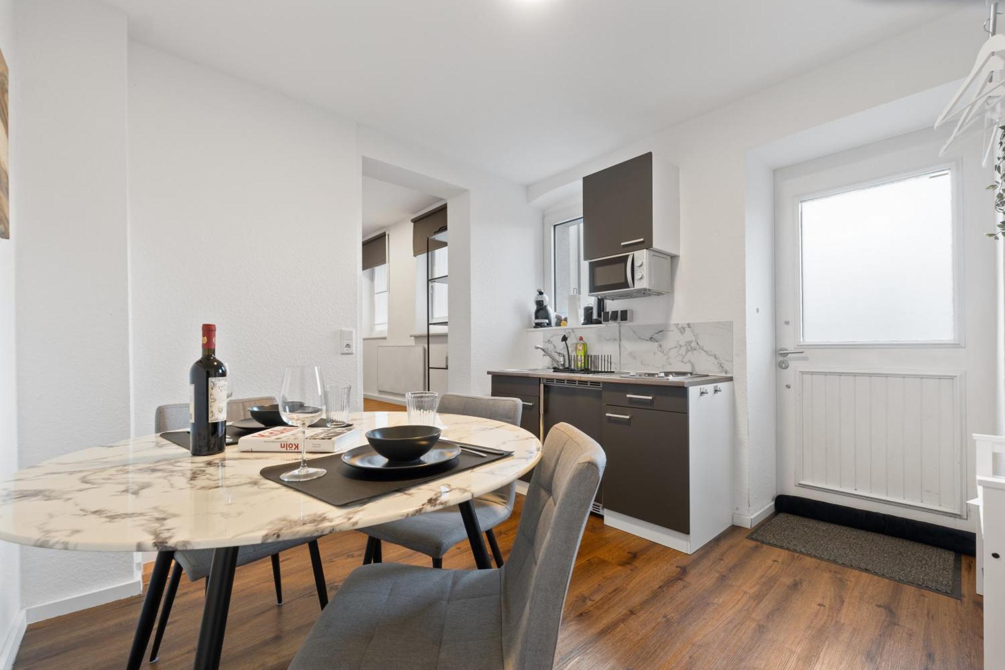 Modernes Apartement Am Rhein In Ruhiger Lage Köln Dış mekan fotoğraf